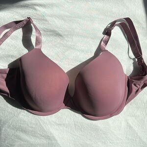 Victoria’s Secret T-shirt Lightly Lined Demi Bra in Mauve with Labeled Straps